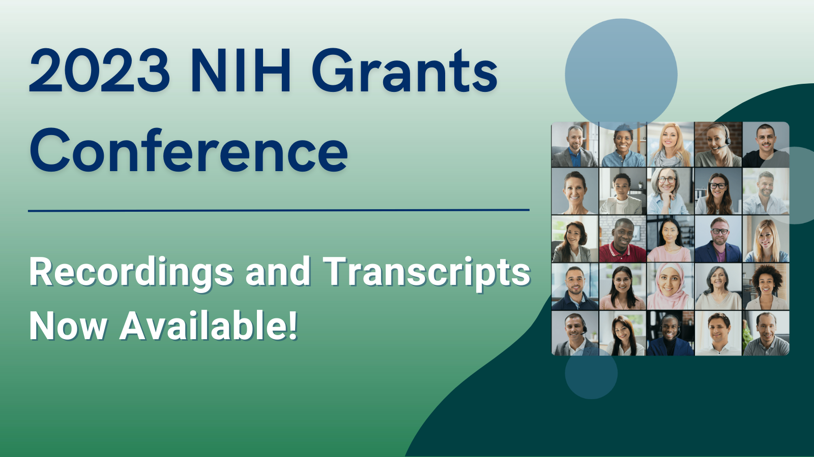 There’s More to Love About the NIH Grants Conference Recordings and